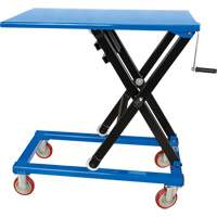 Manual Scissor Lift Table, 37-3/8" L x 23-5/8" W, Steel, 660 lbs. Capacity Trail Hammer and Bolt