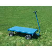 Chariot de ramassage &agrave; plateforme pour l'ext&eacute;rieur, 24" la x 48" la x Capacit&eacute; 1000 lb Trail Hammer and Bolt
