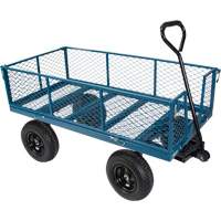 Wagon avec c&ocirc;t&eacute;s rabattables, 24" la x 48" la x Capacit&eacute; 800 lb Trail Hammer and Bolt