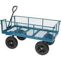 Wagon avec c&ocirc;t&eacute;s rabattables, 24" la x 48" la x Capacit&eacute; 800 lb Trail Hammer and Bolt