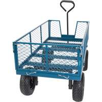 Wagon avec c&ocirc;t&eacute;s rabattables, 24" la x 48" la x Capacit&eacute; 800 lb Trail Hammer and Bolt