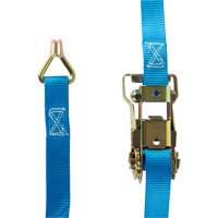 Tendeur d'arrimage &agrave; cliquet, Crochet en J, 16' , 1" , Charge d'utilisation max. 835 lb (379 kg) Trail Hammer and Bolt