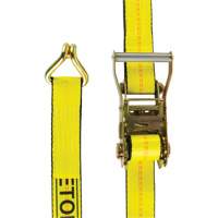 Tendeur d'arrimage pour treuil, Crochet en J, 30' , 2" , Charge d'utilisation max. 3335 lb (1512 kg) Trail Hammer and Bolt