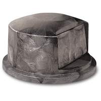 Round Brute&reg; Tops, Dome Lid, Plastic/Polyethylene, Fits Container Size: 22" Dia. Trail Hammer and Bolt
