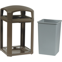 Cadre pour contenant Landmark Series Classique a/enveloppe rigide, Acier galvanis&eacute;, 35 gal. US Trail Hammer and Bolt