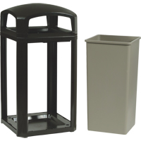 Cadre pour contenant Landmark Series Classique a/enveloppe rigide, Plastique, 50 gal. US Trail Hammer and Bolt