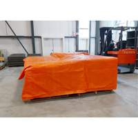 B&acirc;ches isol&eacute;es, Poly&eacute;thyl&egrave;ne, Orange, 20' x 12' x 8 mils Trail Hammer and Bolt