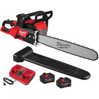 Fuel 20" Dual Battery Chainsaw Kit, Battery Powered, 5.8 HP Trail Hammer and Bolt