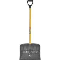 Pelle &agrave; neige haute capacit&eacute; Mountain Mover, Lame Polypropyl&egrave;ne, Largueur 19", Manche Prise en D Trail Hammer and Bolt