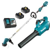 18V LXT Brushless Line Trimmer & Turbo Blower Combo Kit, 13", Battery Powered, 18 V Trail Hammer and Bolt