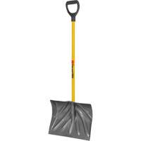 Pelle &agrave; grattoir Pro, Lame Polypropyl&egrave;ne, Largueur 18", Manche Prise en D Trail Hammer and Bolt