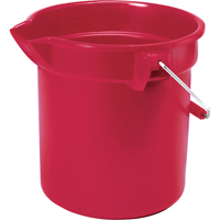 Seau Brute, Capacit&eacute; de 3.5 gal. US (14 pintes), Rouge Trail Hammer and Bolt
