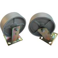 Conteneurs autobasculeurs en acier - ensemble de roulettes pour conteneurs Trail Hammer and Bolt