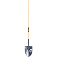 Pelle ronde Pro, Lame Acier durci, Bois, Manche Droit Trail Hammer and Bolt