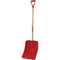 Pelle &agrave; neige Alpine, Lame Polypropyl&egrave;ne, Largueur 13-9/10", Manche Prise en D, Bande d'usure Compris Trail Hammer and Bolt