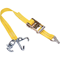 Tendeurs d'arrimage pour voitures avec verrou universel, Rochet, 2" la x 7' lo, Charge d'utilisation 1367 lb (620 kg) Trail Hammer and Bolt