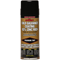 Cold Galvanizing Compound, Aerosol Can Trail Hammer and Bolt