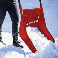 Yukon Sleigh Snow Shovel, 23-1/2" Blade Width Trail Hammer and Bolt