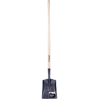 Pelle carr&eacute;e  Pro, Bois, Lame Acier durci, Manche en Droit, Longueur 48" Trail Hammer and Bolt