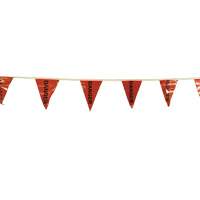 Pennants, 60' L, Red Trail Hammer and Bolt