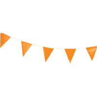 Pennants, 60' L, Orange Trail Hammer and Bolt