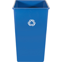 Contenant pour poste de recyclage, Vrac, Plastique, 35 gal. US Trail Hammer and Bolt
