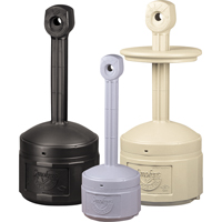 Cendriers Smoker's Cease-Fire, Sur pied, Plastique, Capacit&eacute; 1 gal. US, Hauteur 30" Trail Hammer and Bolt