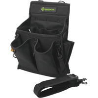 Sac &agrave; outils, Nylon, 20 pochettes, Noir Trail Hammer and Bolt