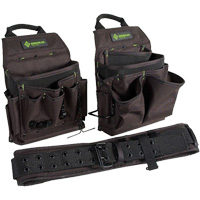 Ceinture porte-outils combin&eacute;e, Polyester, Noir Trail Hammer and Bolt