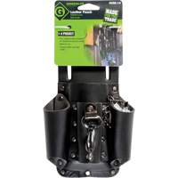 Poche pour ceinture porte-outils, Porte-outil multiple, Cuir, 4 Poches Trail Hammer and Bolt