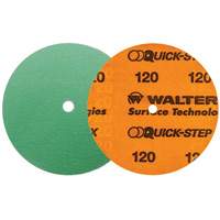 Quick-Step XX Sanding Disc, 6" Dia., 120 Grit, Ceramic Trail Hammer and Bolt
