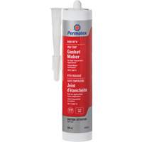 Hi-Temp Red RTV Gasket Maker, 300 ml, Tube, Red Trail Hammer and Bolt