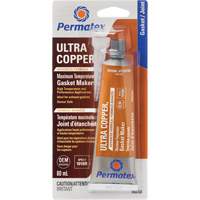 Ultra Copper&reg; Gasket Maker, 80 ml, Tube, Copper Trail Hammer and Bolt