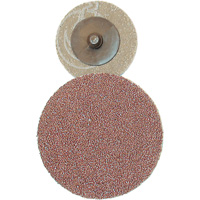 Cloth Back Sanding Disc, 2" Dia., 36 Grit, Aluminum Oxide Trail Hammer and Bolt