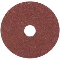 Disque de ponçage en fibre de r&eacute;sine, Oxyde d'aluminium, 24, 4-1/2" Dia x 7/8" Arbre Trail Hammer and Bolt