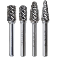 Jeu de fraises au carbure de premi&egrave;re qualit&eacute; CBHP-4, 4 morcea Trail Hammer and Bolt