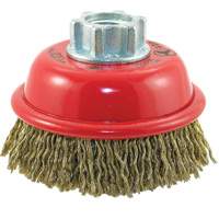 Brosse-boisseau &agrave; fils ondul&eacute;s MAXI-CRIMPED de premi&egrave;re qualit&eacute; Trail Hammer and Bolt