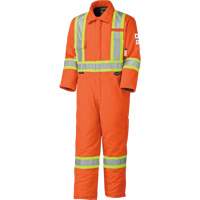 5532A High Visibility FR Rated & Arc Rated Safety Coveralls, Size 2X-Large, High Visibility Orange, 58 cal/cm² Trail Hammer and Bolt