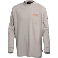 333 Chemise en coton &agrave; manches longues ignifuge, 2T-Grand, Gris Trail Hammer and Bolt
