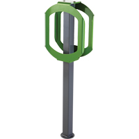 Bike Stop Bike Racks, Steel, 2 Bike Capacity Trail Hammer and Bolt