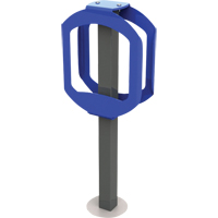 Bike Stop Bike Racks, Steel, 2 Bike Capacity Trail Hammer and Bolt