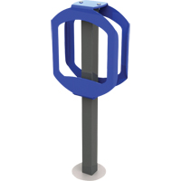 Bike Stop Bike Racks, Steel, 2 Bike Capacity Trail Hammer and Bolt