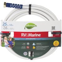 Element Marine & RV Water Hoses, PVC, 5/8" dia. x 25' Trail Hammer and Bolt
