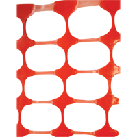 Snow Fence, 50' L x 4' W, Orange Trail Hammer and Bolt