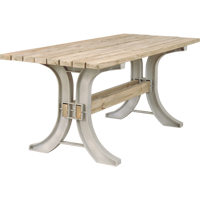 2x4 Basics&reg; Picnic Table, 8' L x 30" W, Sand Trail Hammer and Bolt