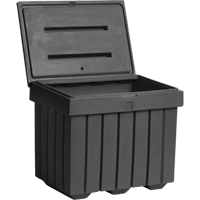 Conteneur d'entreposage &eacute;conomique pour sel/sable, 32" x 23" x 27-1/2", 10 pi³, Gris Trail Hammer and Bolt