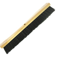 Heavy-Duty Shop Broom, 24", Coarse/Stiff, Tampico/Wire Bristles Trail Hammer and Bolt