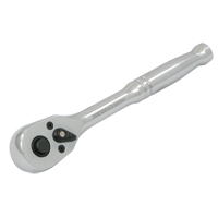 Quick-Release Ratchet Wrench, 1/4" Drive, Plain Handle Trail Hammer and Bolt