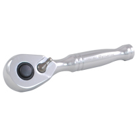 Quick-Release Stubby Ratchet Wrench, 1/4" Drive, Cushion Grip Handle Trail Hammer and Bolt
