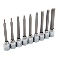 Jeu de douilles longues, Torx, Prise 3/8", 9 mrcx Trail Hammer and Bolt